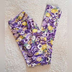 SPRING PANTS LOT!! 3 pairs of Lularoe OS pants,